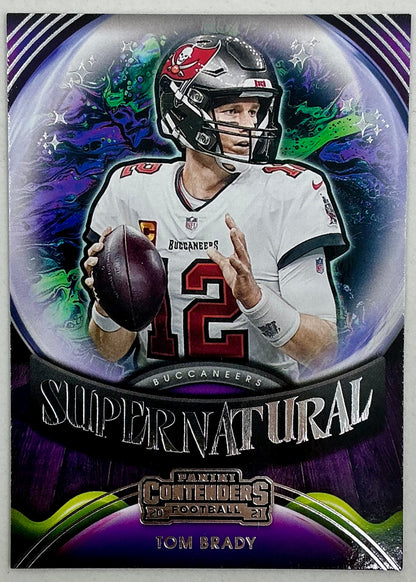 2021 Panini Contenders NFL Supernatural Tom Brady #SN-TBR