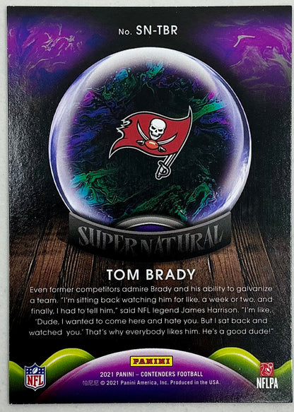 2021 Panini Contenders NFL Supernatural Tom Brady #SN-TBR
