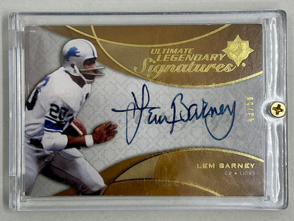 2009 UD Ultimate Legendary Signatures Lem Barney #L-LB [Autograph] /50