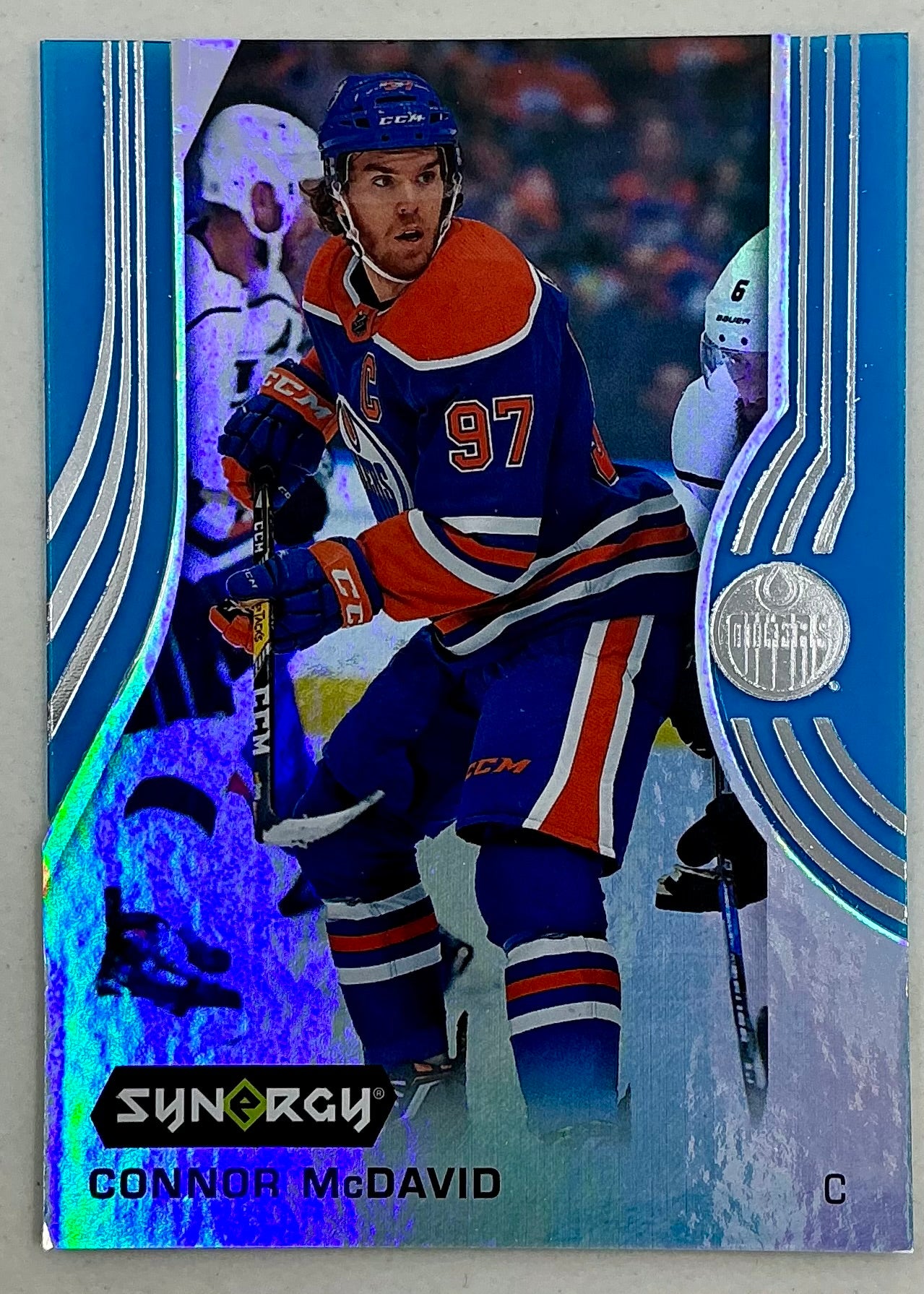2019-2020 UD Synergy Parallel Connor McDavid #1 [Blue]