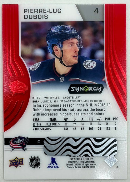 2019-2020 UD Synergy Parallel Pierre-Luc Dubois #4 [Red]