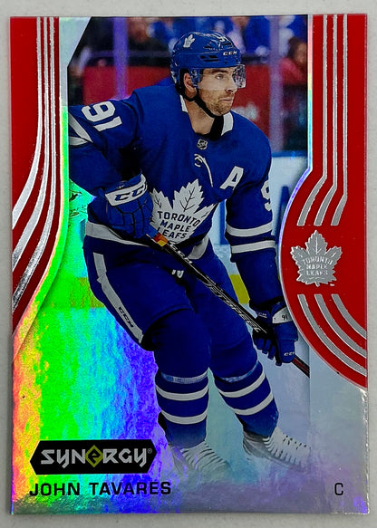 2019-2020 UD Synergy Parallel John Tavares #5 [Red]