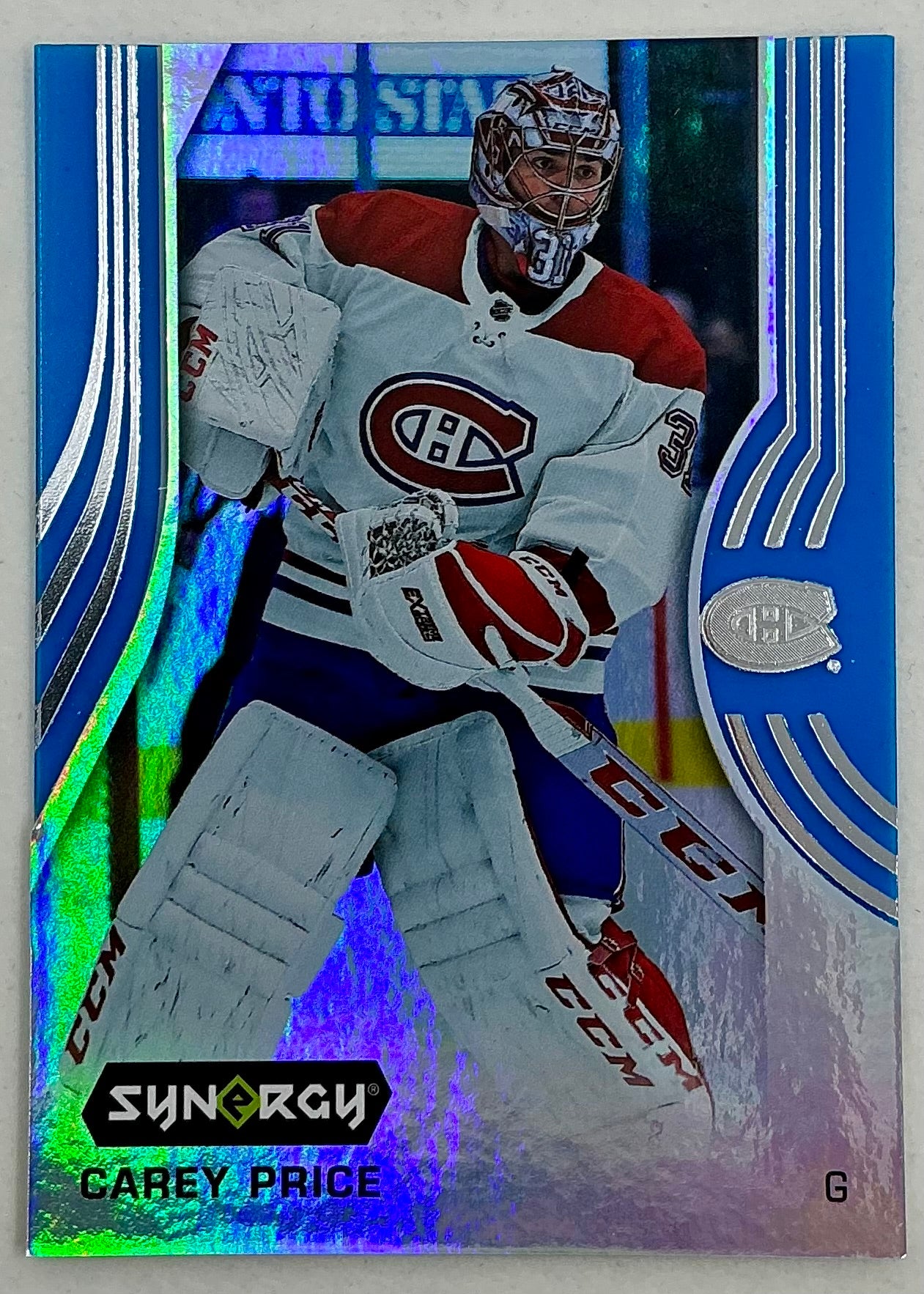 2019-2020 UD Synergy Parallel Carey Price #13 [Blue]