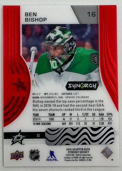 2019-2020 UD Synergy Parallel Ben Bishop #16 [Red]