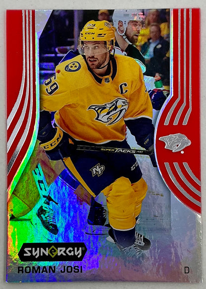 2019-2020 UD Synergy Parallel Roman Josi #18 [Red] Bounty