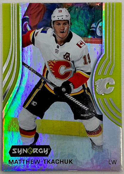 2019-2020 UD Synergy Parallel Matthew Tkachuk #24 [Green]