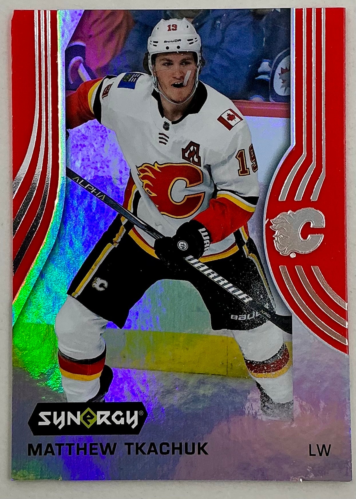 2019-2020 UD Synergy Parallel Matthew Tkachuk #24 [Red]