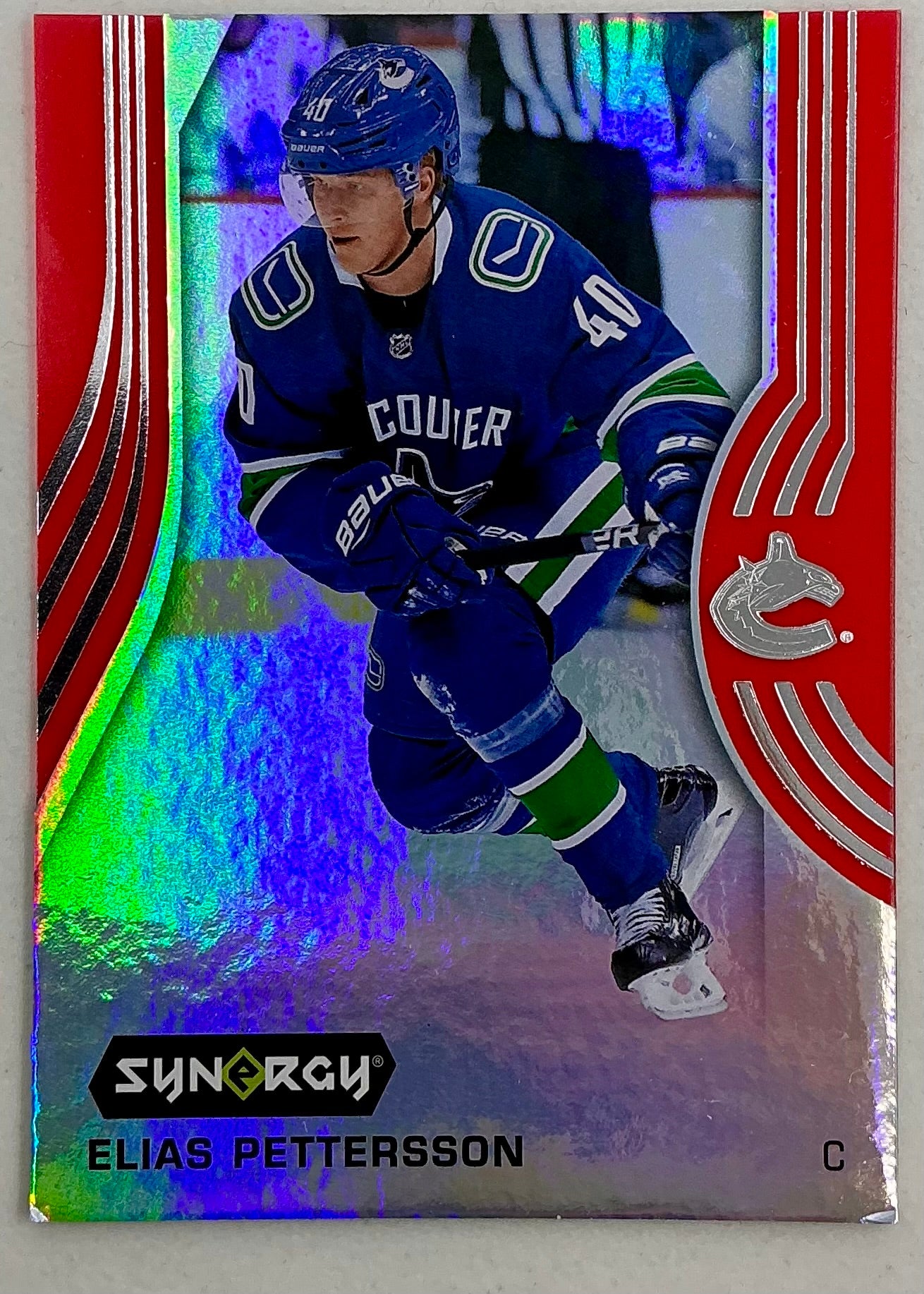 2019-2020 UD Synergy Parallel Elias Pettersson #28 [Red]