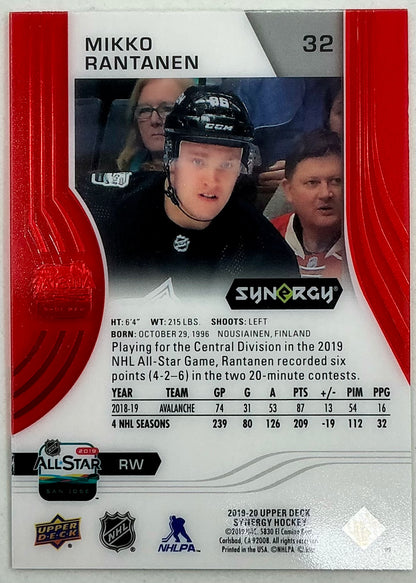 2019-2020 UD Synergy Parallel Mikko Rantanen #32 [Red]