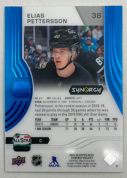 2019-2020 UD Synergy Parallel Elias Pettersson #38 [Blue]