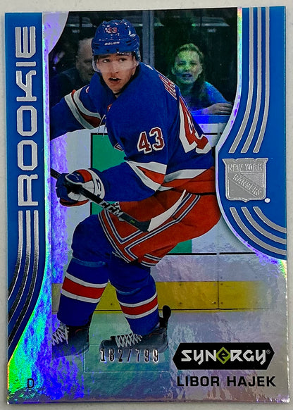 2019-2020 UD Synergy Parallel Rookie Libor Hajek #46 [Blue]