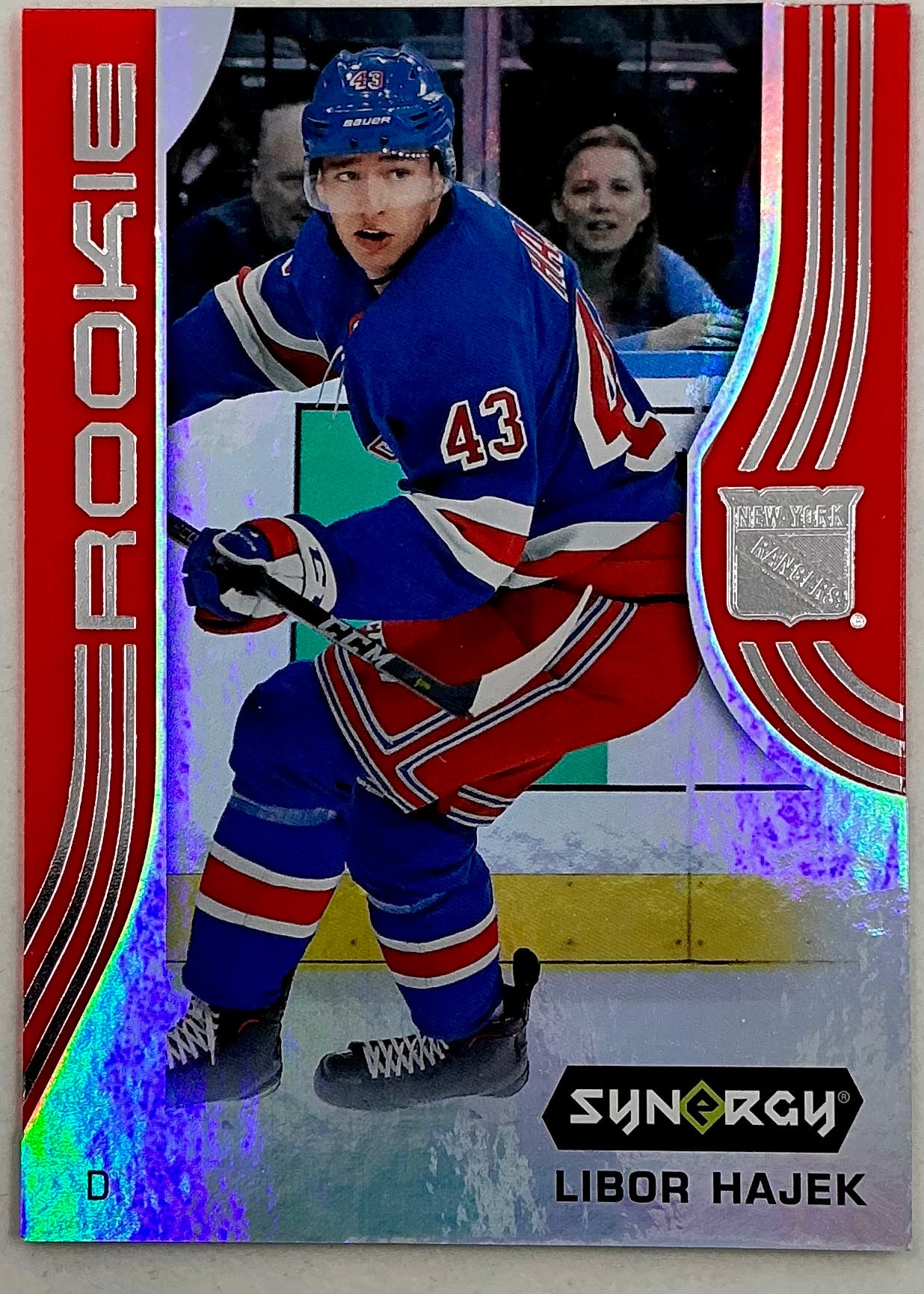 2019-2020 UD Synergy Parallel Rookie Libor Hajek #46 [Red] Bounty