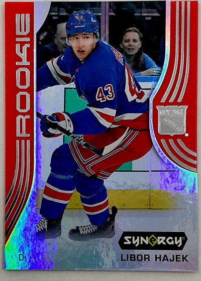 2019-2020 UD Synergy Parallel Rookie Libor Hajek #46 [Red] Bounty