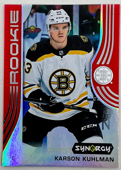 2019-2020 UD Synergy Parallel Rookie Karson Kuhlman #49 [Red] Bounty