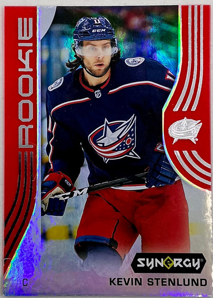 2019-2020 UD Synergy Parallel Rookie Kevin Stenlund #52 [Red] Bounty