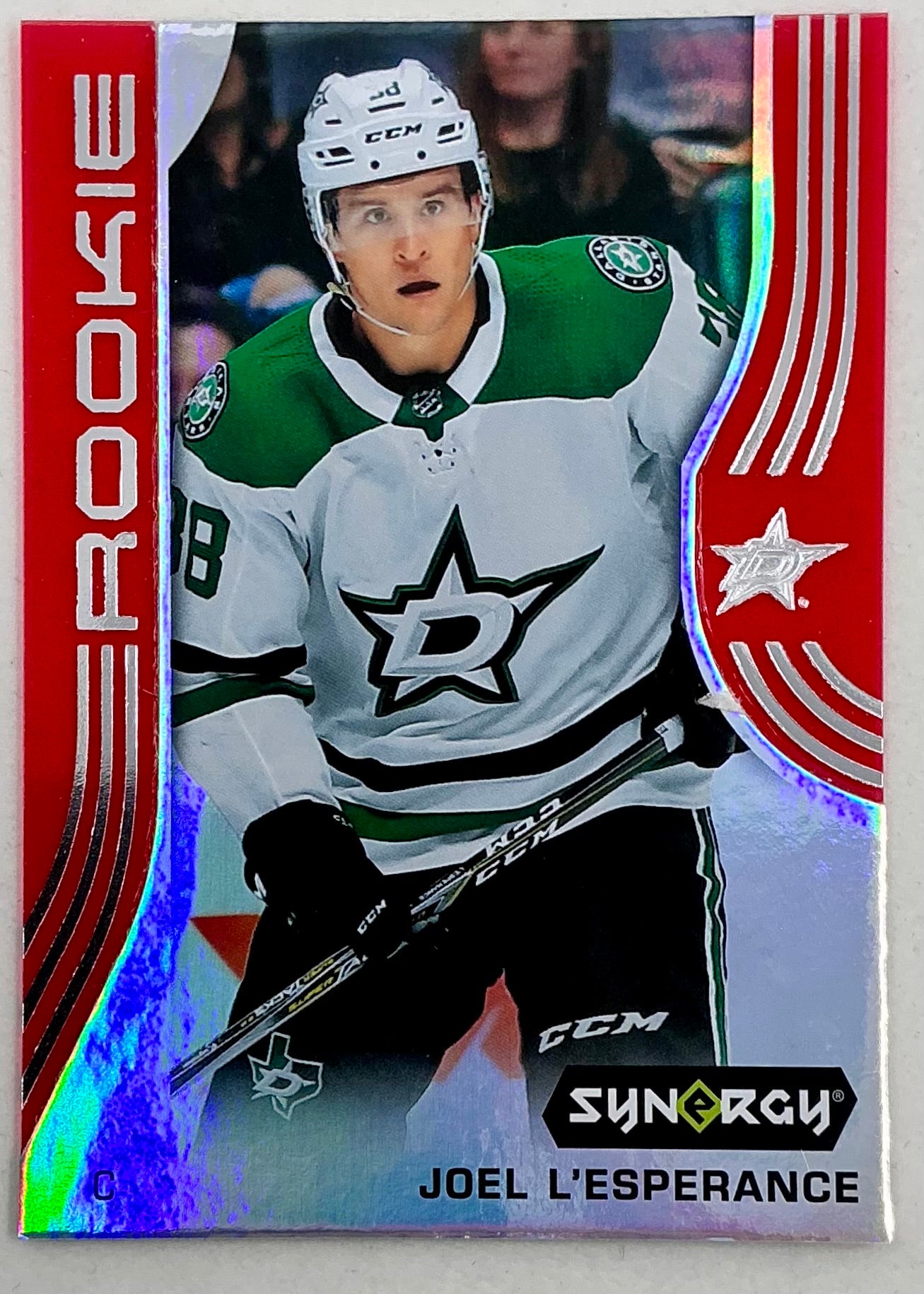 2019-2020 UD Synergy Parallel Rookie Joel L’esperance #54 [Red]