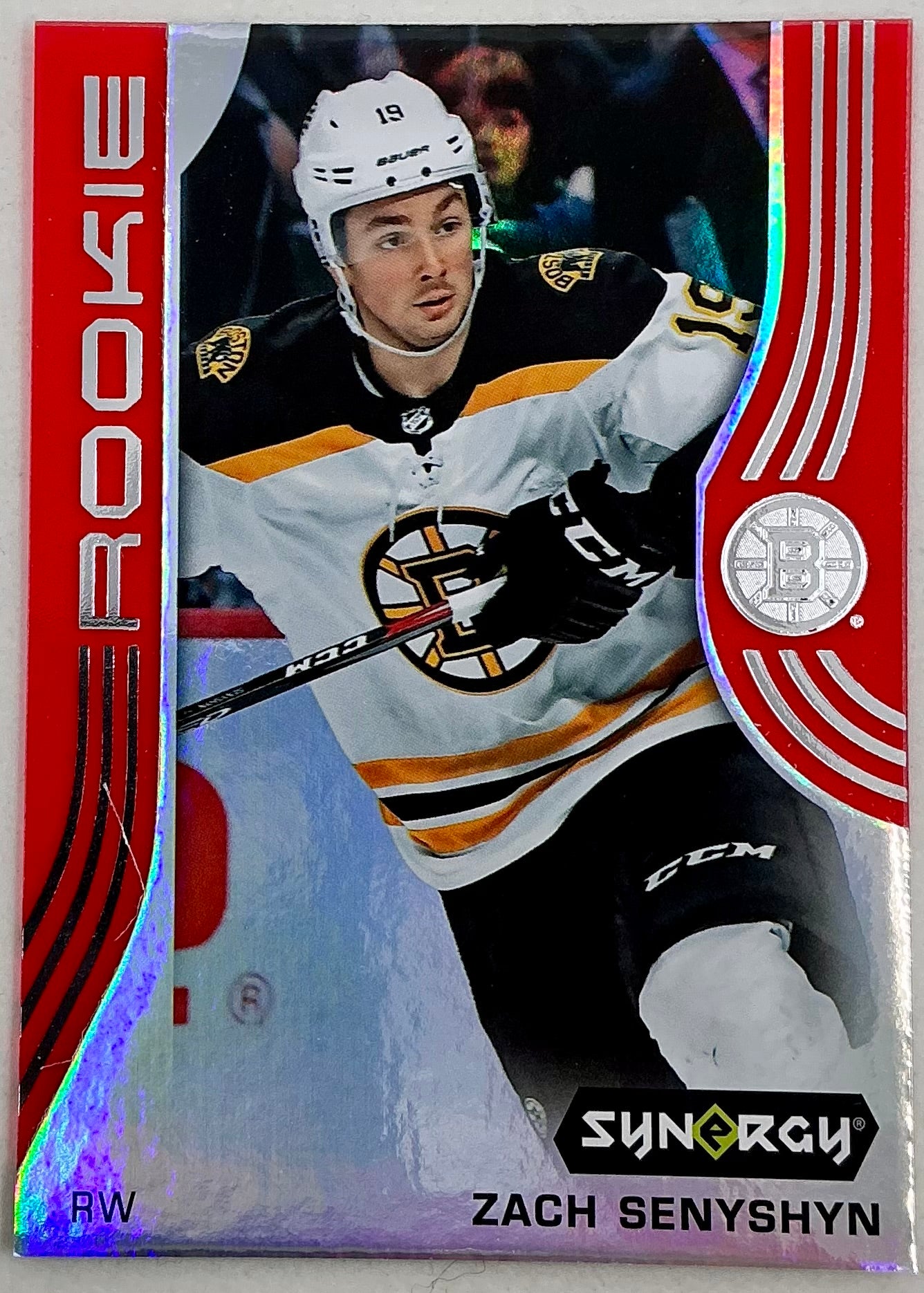 2019-2020 UD Synergy Parallel Rookie Zach Senyshyn #56 [Red]