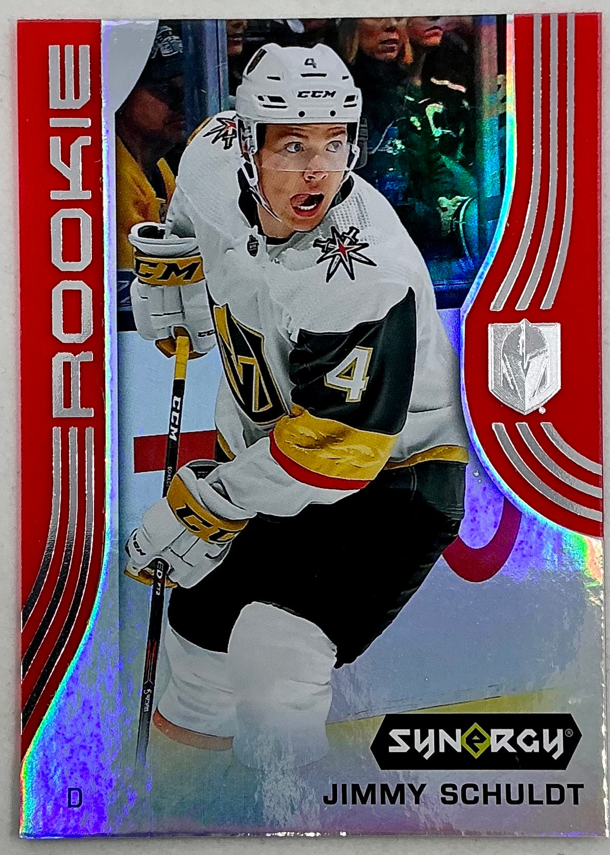 2019-2020 UD Synergy Parallel Rookie Jimmy Schuldt #63 [Red] Bounty