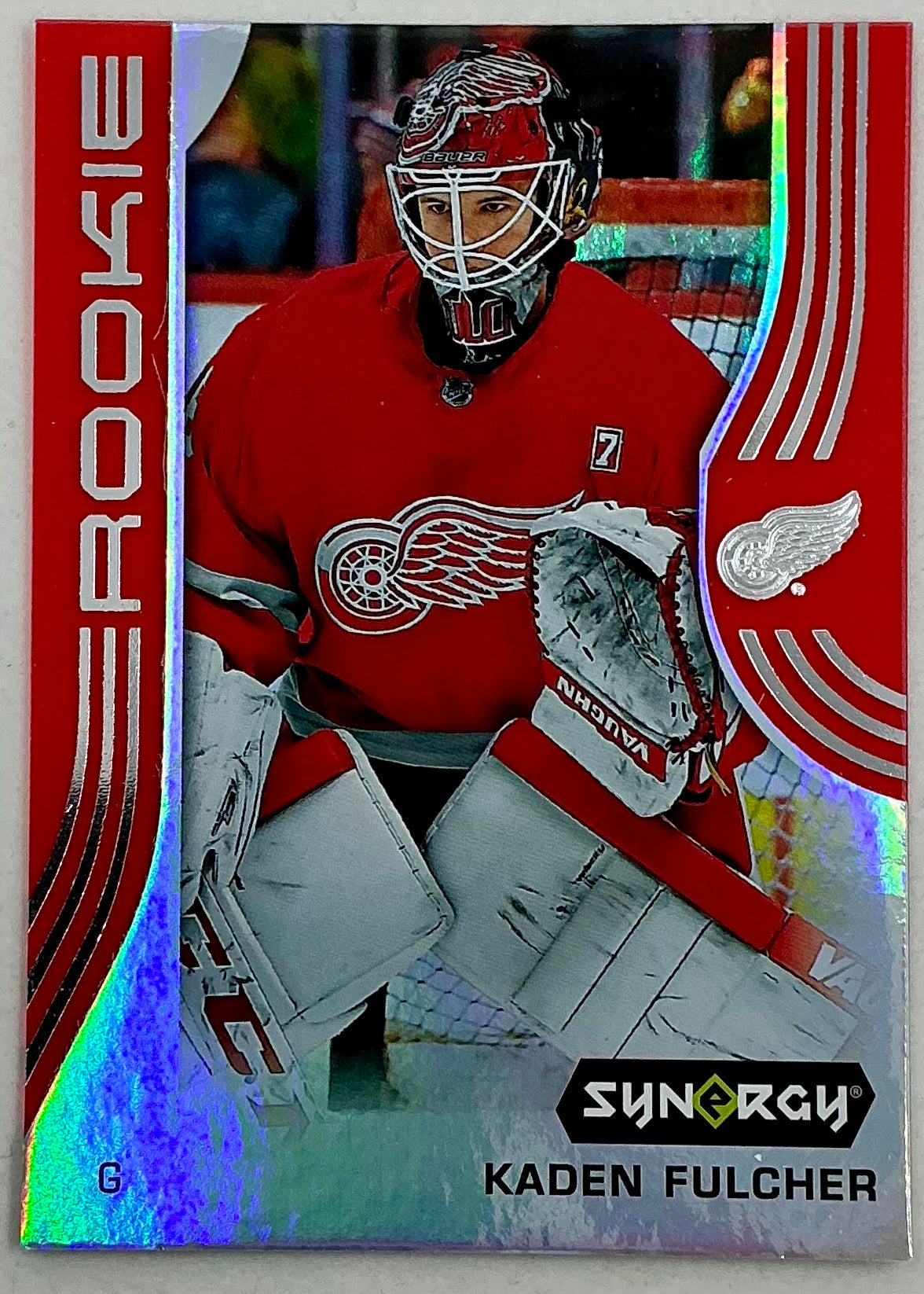 2019-2020 UD Synergy Parallel Rookie Kaden Fulcher #66 [Red] Bounty