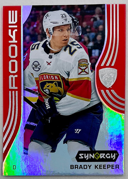 2019-2020 UD Synergy Parallel Rookie Brady Keeper #71 [Red] Bounty