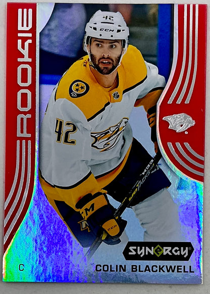 2019-2020 UD Synergy Parallel Rookie Colin Blackwell #73 [Red] Bounty
