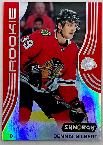 2019-2020 UD Synergy Parallel Rookie Dennis Gilbert #75 [Red] Bounty