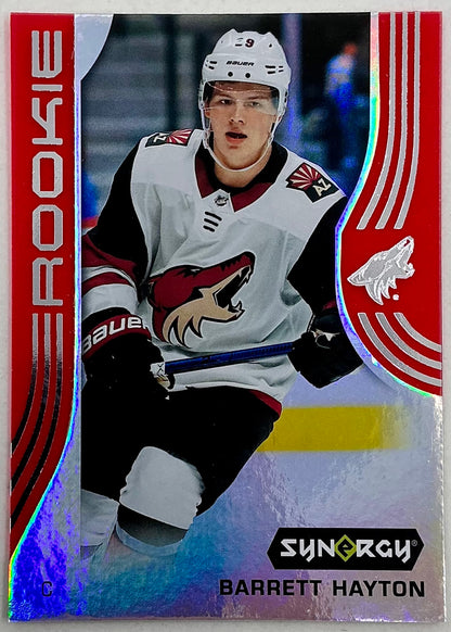 2019-2020 UD Synergy Parallel Rookie Barrett Hayton #86 [Red] Bounty