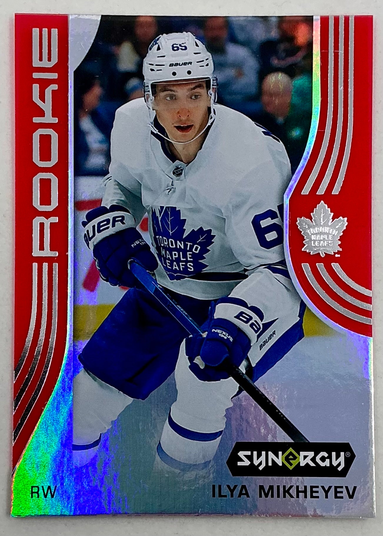 2019-2020 UD Synergy Parallel Rookie Ilya Mikheyev #87 [Red]