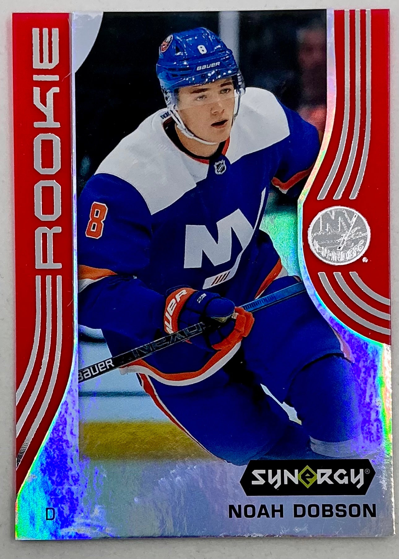 2019-2020 UD Synergy Parallel Rookie Noah Dobson #90 [Red]