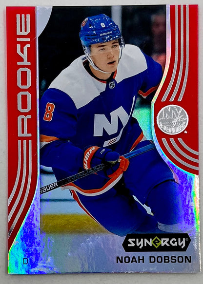 2019-2020 UD Synergy Parallel Rookie Noah Dobson #90 [Red]
