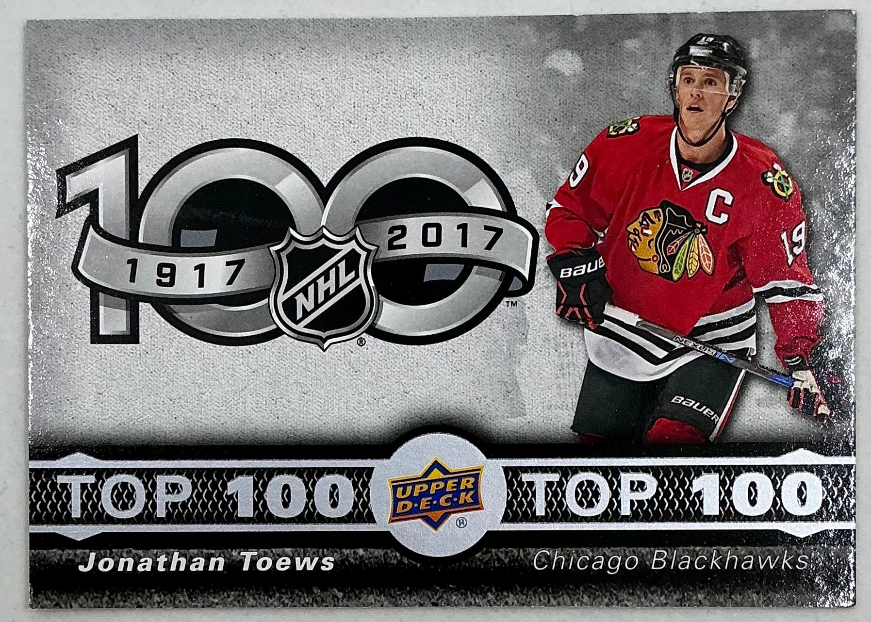 2017-2018 UD Tim Hortons Top 100 Jonathan Toews