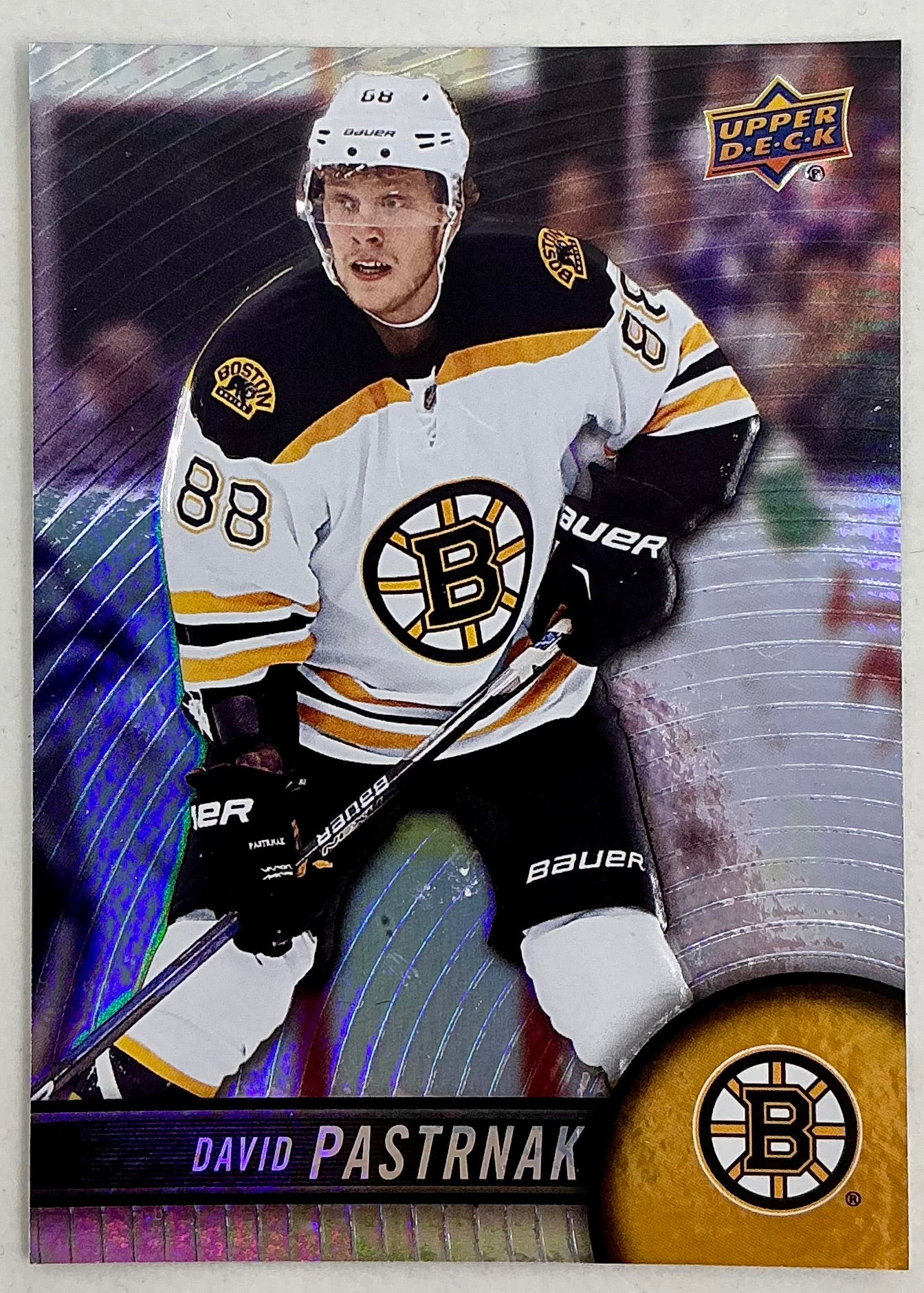 2017-2018 UD Tim Hortons David Pastrnak #98