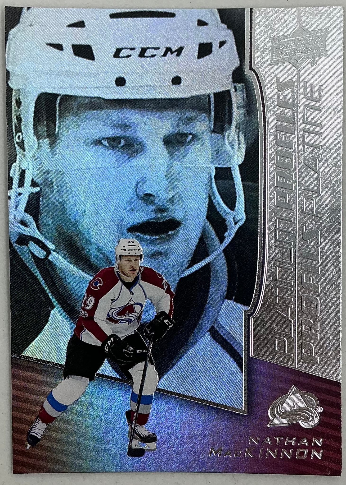 2017-2018 UD Tim Hortons Platinum Profiles Nathan MacKinnon PP-8