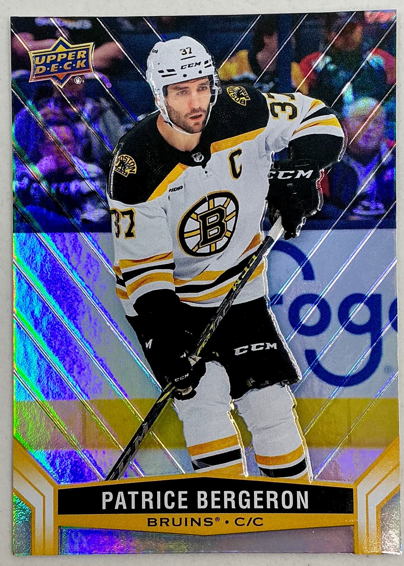 2023-2024 UD Tim Hortons Patrice Bergeron #37