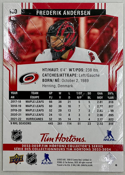 2023-2024 UD Tim Hortons Frederik Andersen #100