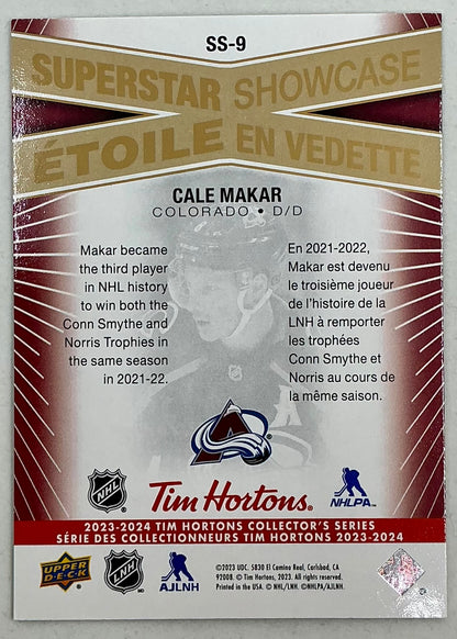 2023-2024 UD Tim Hortons Superstar Showcase Cale Makar SS-9