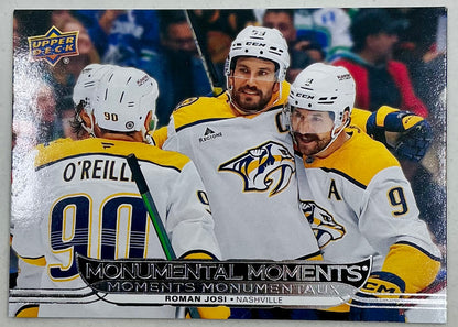 2025-2026 UD Tim Hortons Monumental Moments Roman Josi MM-2