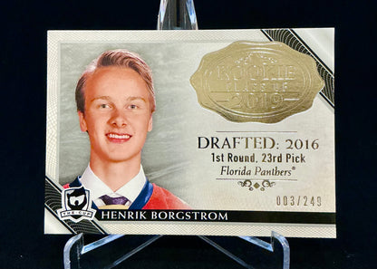 2018-2019 The Cup Rookie Class of 2019 Henrik Borgstrom /249