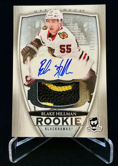 2018-2019 The Cup Rookie Auto Patch Blake Hillman #95 /249