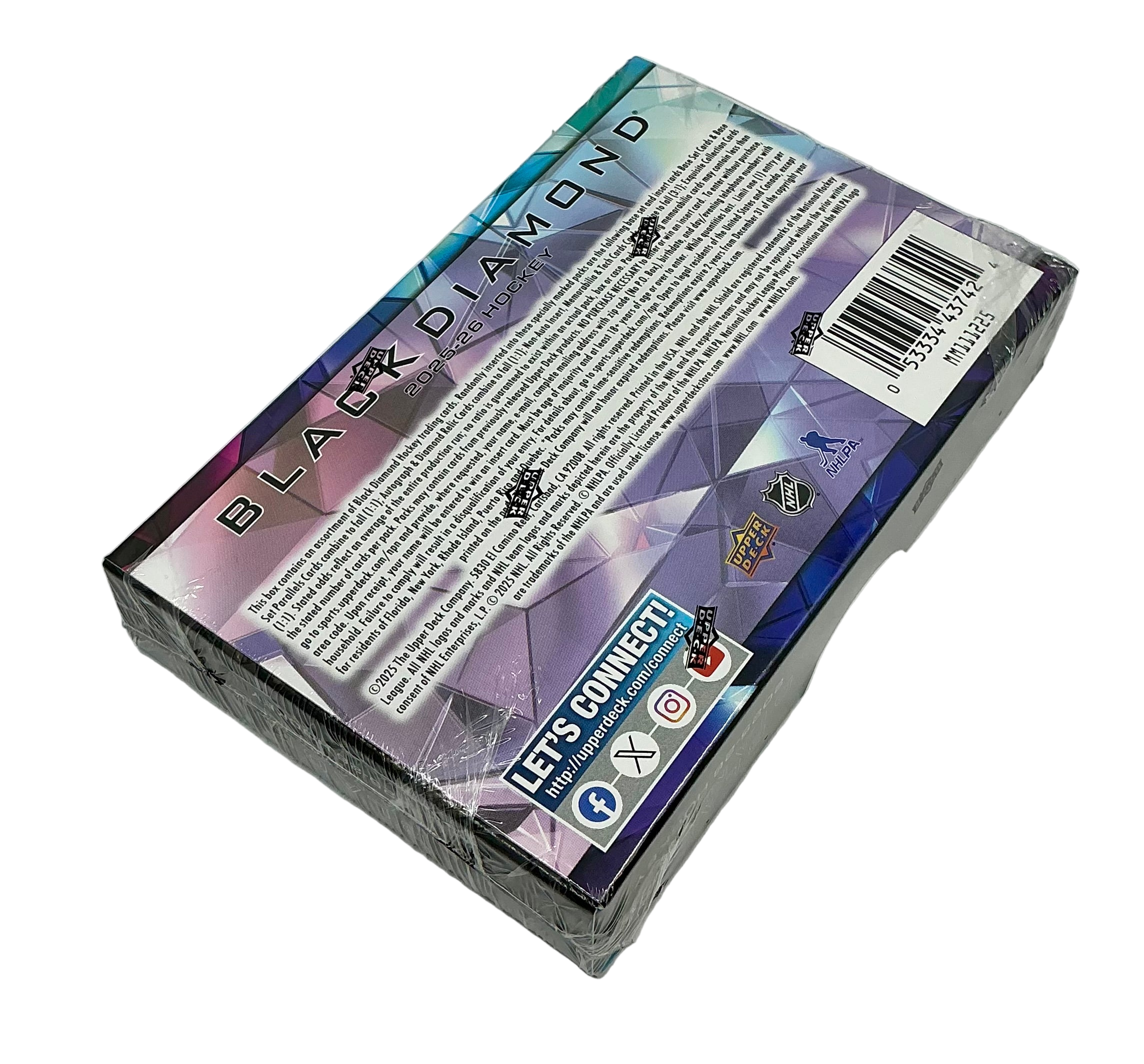 Upper Deck Black Diamond Hockey Hobby Box - 2025-2026