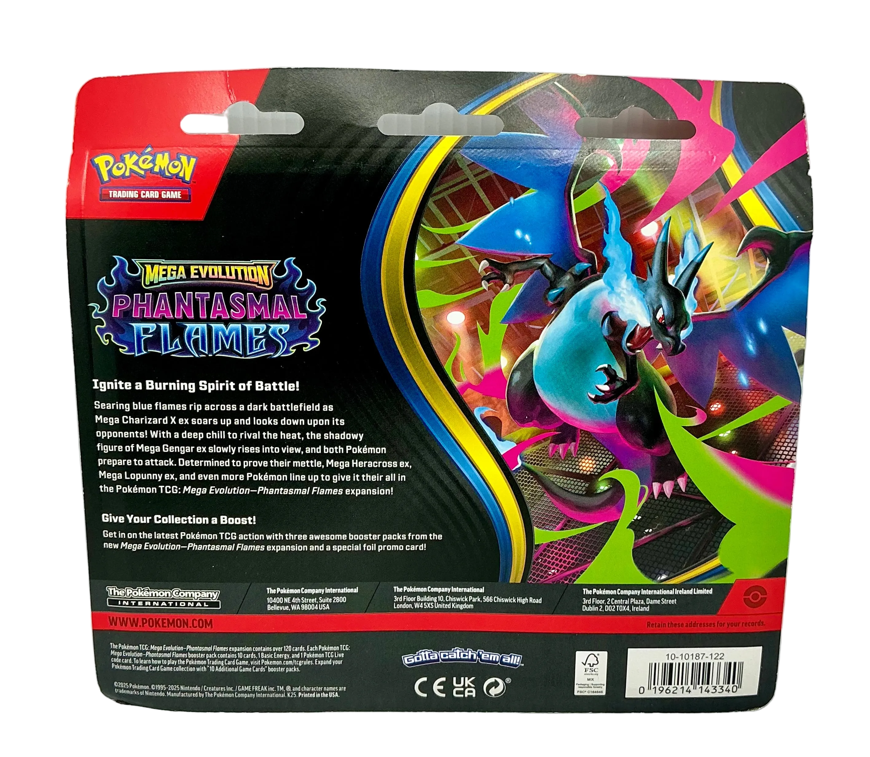 Pokémon TCG: Phantasmal Flames 3-Booster Pack