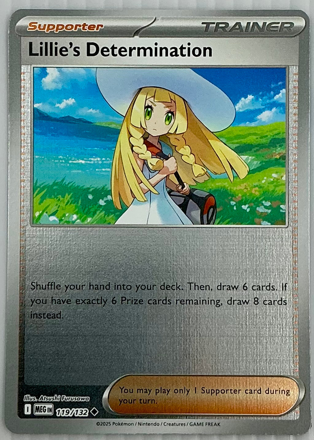 Lillie's Determination (Reverse Holo) 119/132 - Mega Evolution