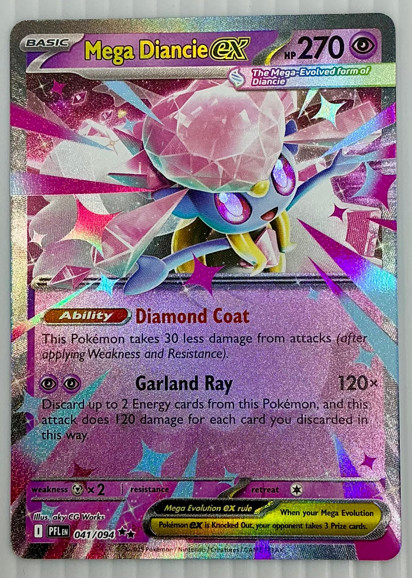 Mega Diancie ex 041/094 - Phantasmal Flames