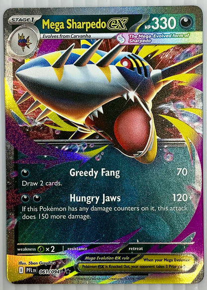 Mega Sharpedo ex 061/094 - Phantasmal Flames