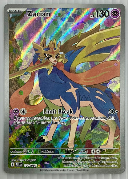 Zacian 100/094 (Illustration Rare)- Phantasmal Flames