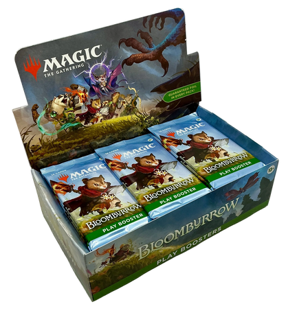 Card game booster pack with 'Magic: The Gathering' branding on a white background