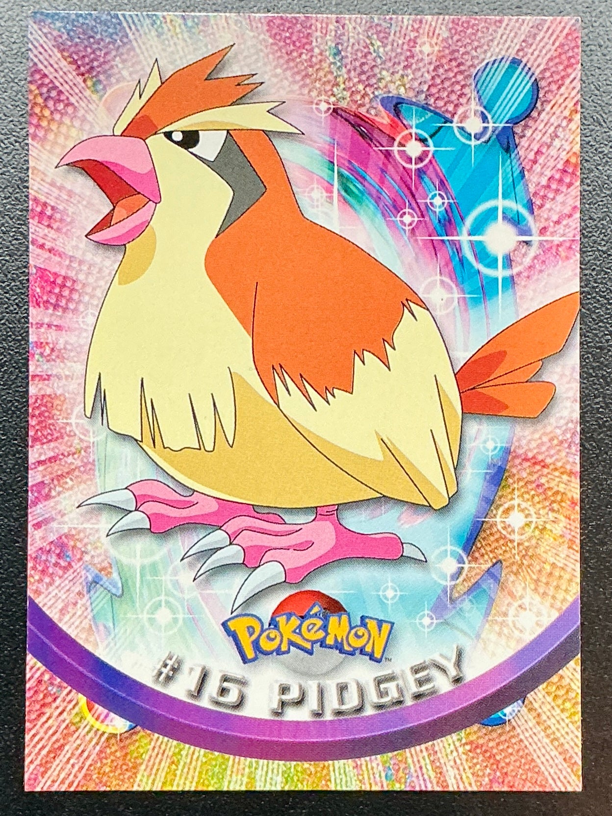 Pokémon Topps Pidgey #16 Series 1 (Blue Logo)