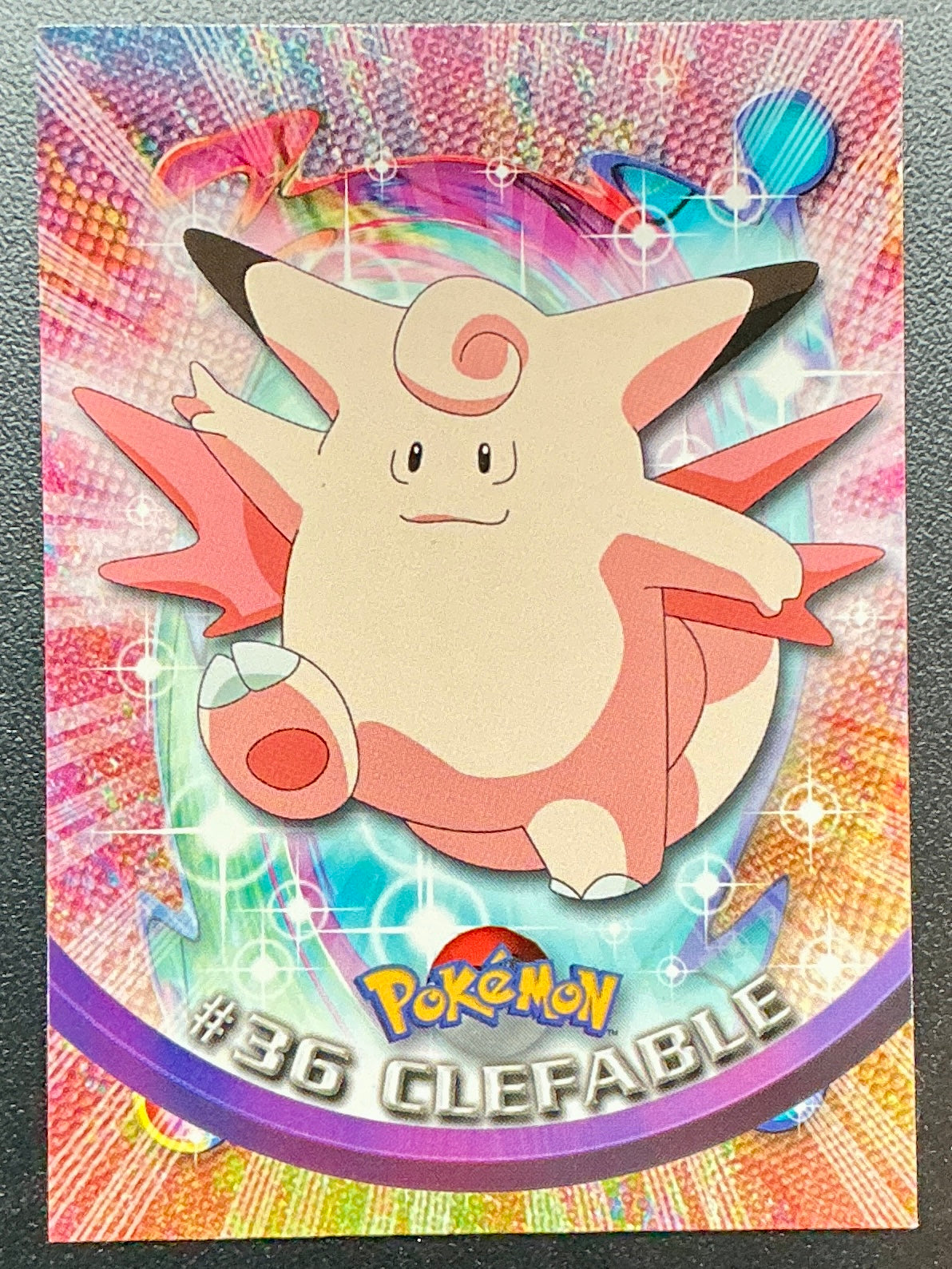 Pokémon Topps Clefable #36 Series 1 (Blue Logo)