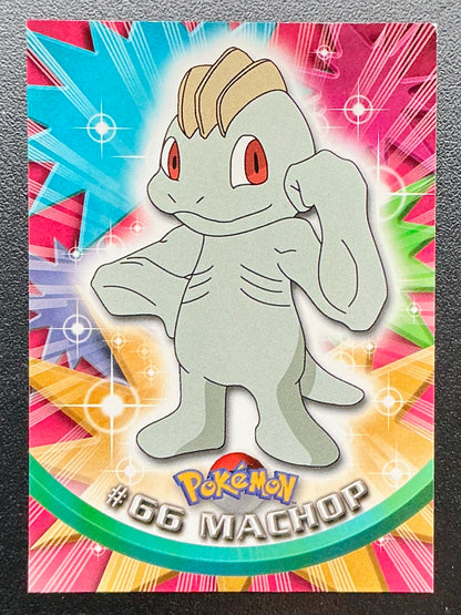 Pokémon Topps Machop #66 Series 1 (Blue Logo)