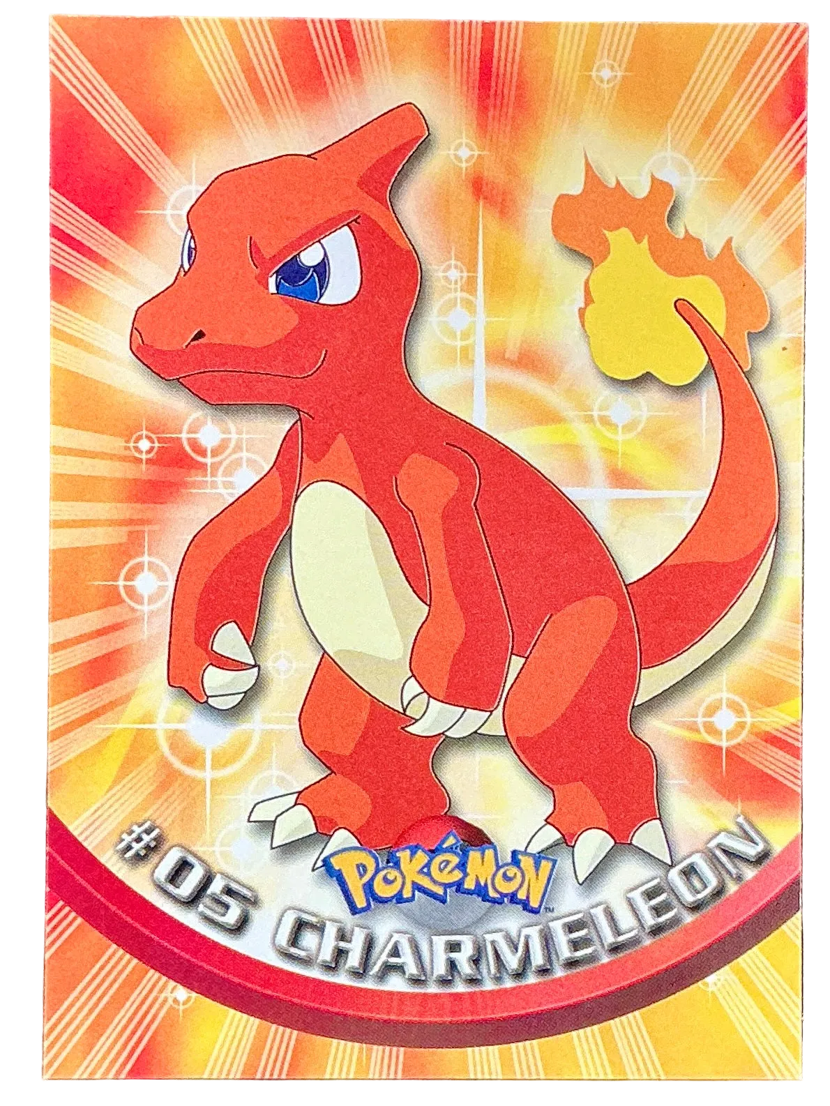 Pokémon Topps Charmeleon #05 Series 1 (Black Logo)